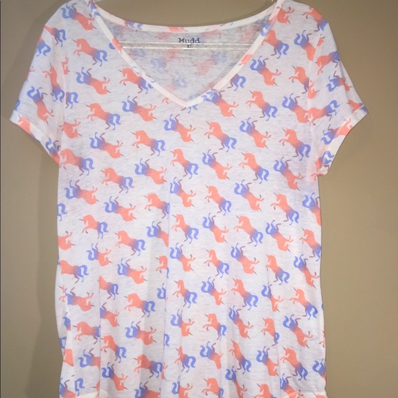 🛍🦄Mudd Brand Juniors Unicorn T-shirt🦄🛍 - Picture 1 of 3